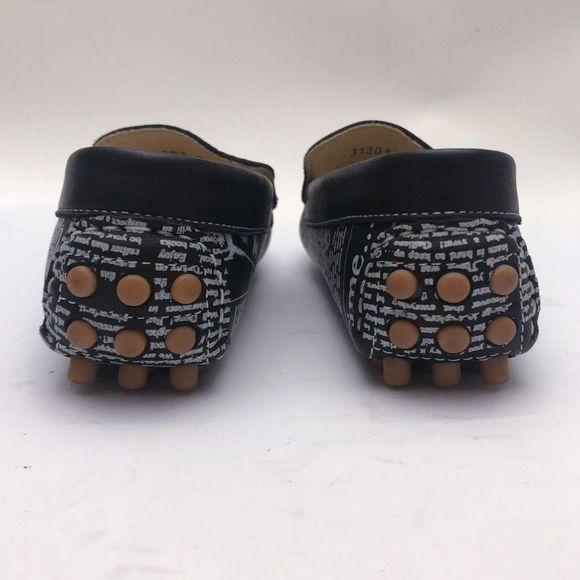 NEW Dior by John Galliano Newspaper Print Driving Loafers Size 3.5 US, 3… - Picture 6 of 16